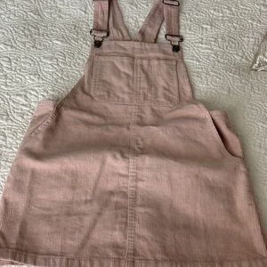 Pink corduroy dress